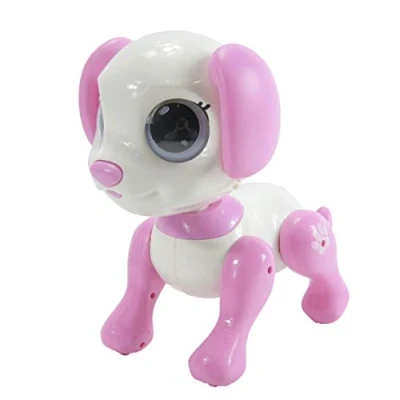 Image de Gear2play Robo Smart Puppy Pinkie + Lumière et Son Rose/Blanc