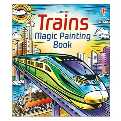 Afbeelding van Magic Painting Books Trains Book