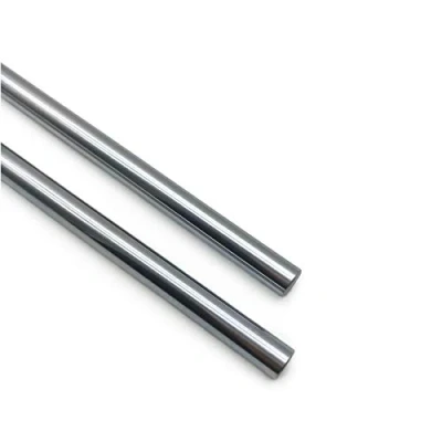 Afbeelding van lineaire geleiding, stalen cilinder, rail, optische as voor 3D printers, doe het zelf, CNC, metrische tolerantie H8 (350 mm, diameter: 8 mm), 2 stuks