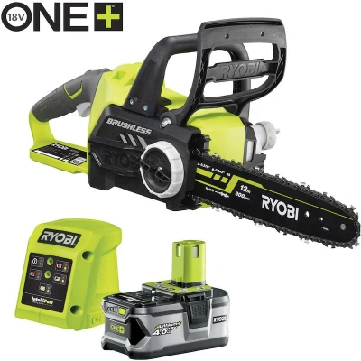 Afbeelding van RYOBI RCS1830 140B 18V ONE+ Brushless accu kettingzaag 30 cm (1x 4.0Ah en lader) 5133005547