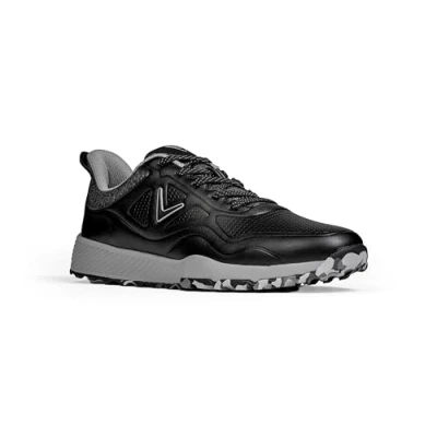 Afbeelding van Callaway Golf GTX golfschoenen voor heren, zwart/grijs, 41,5 EU, Zwart/Grijs