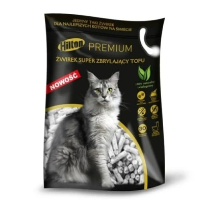 Afbeelding van HILTON Kattenbakvulling TOFU 2.5 kg