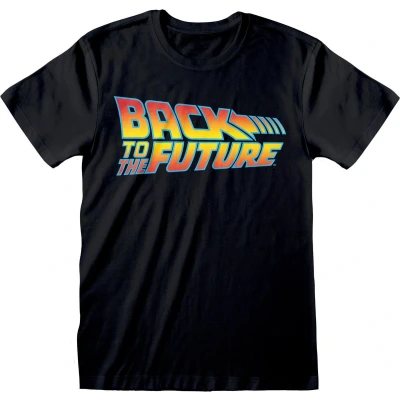Afbeelding van Henry Tiger BACK TO THE Future Vintage LOGO Tshirt print, Heren, Maat: Small, Black