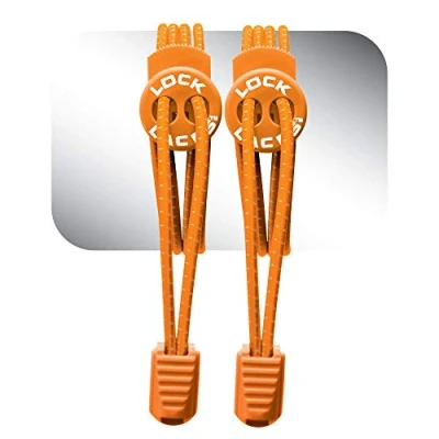 Afbeelding van Lock Laces elastische veters oranje one size