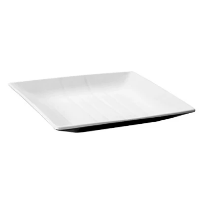 Afbeelding van Lacor 63162 Fuji vierkante fontein van melamine, 27,5 x 3 cm, wit