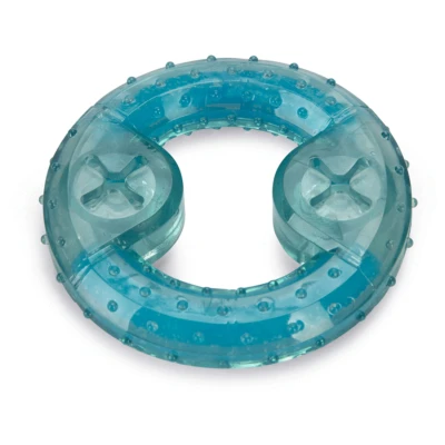 Afbeelding van Beeztees Puppy Koel Bijtring Hondenspeelgoed 10 cm Groen