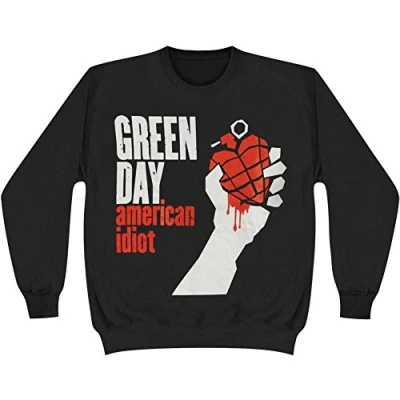 Afbeelding van Green Day American Idiot Sweater/trui S Zwart