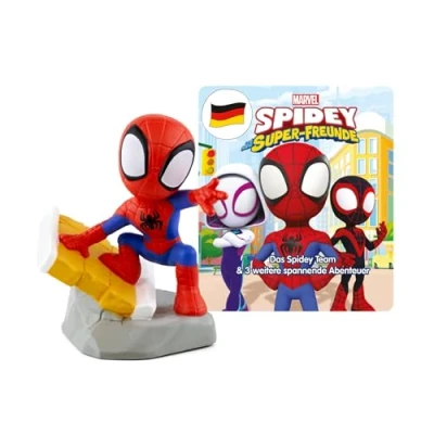 Afbeelding van tonies Hoorfiguren voor Toniebox, Marvel Spidey en zijn supervrienden. Het team &amp; 3 andere spannende avonturen, audiospel kinderen vanaf 4 jaar, speeltijd ca. 57