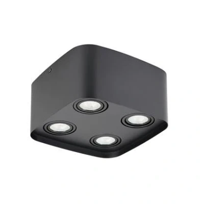 Afbeelding van EGLO Arenzano Plafondlamp GU10 24 cm Zwart