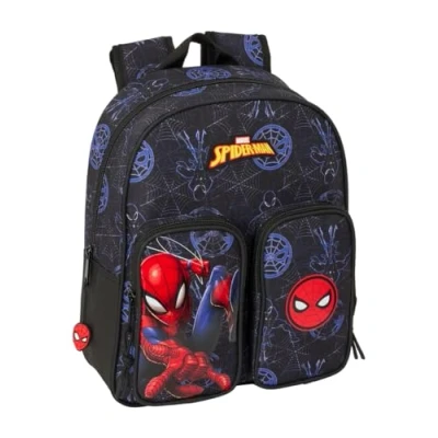 Afbeelding van Schoolrugzak Spider Man Attack Zwart 27 x 33 10 cm