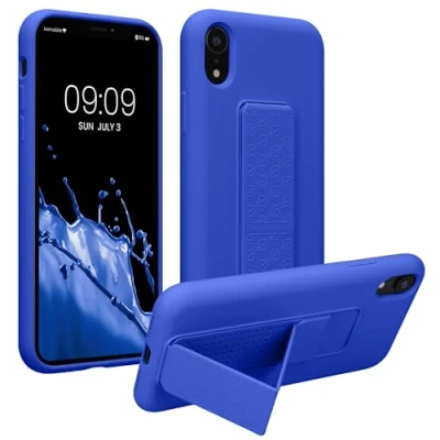 Afbeelding van kwmobile back cover voor smartphone geschikt Apple iPhone XR 1x beschermhoesje van kunststof In Baltisch blauw