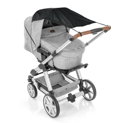 Afbeelding van ShineSafe Luifel voor kinderwagen, zwart