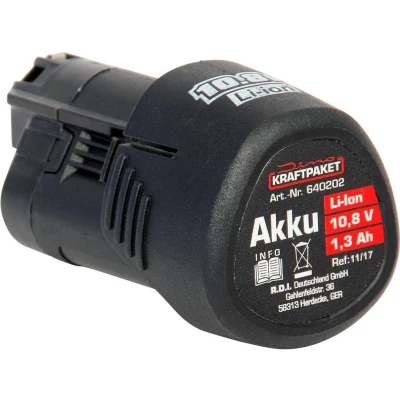 Afbeelding van Dino KRAFTPAKET 640202 Gereedschapsaccu 10.8 V 2 Ah Li ion