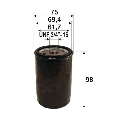 Afbeelding van Valeo Oliefilter 586067