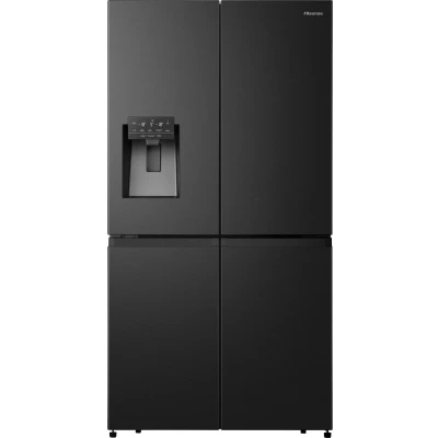 Afbeelding van Hisense RQ760N4SBFE Amerikaanse koelkast No Frost 178 cm hoog 540 liter Energielabel E Invriesvermogen 9 kg/24u Geluidsniveau 37 dB LED Display SuperCool FastFreeze Deuralarm Interverter Compressor ConnectLife