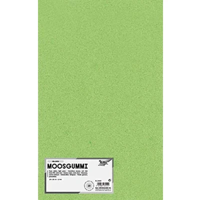 Afbeelding van Folia 231051 schuimrubber, 20 x 29 cm, dikte 2 mm, lichtgroen, 10 stuks