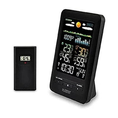 Afbeelding van La Crosse Technology WS6205 weerstation met gekleurd display zwart