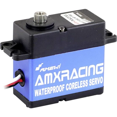Afbeelding van Amewi Standaard servo AMXRacing AM1210SG WP PRO Analoge Materiaal (aandrijving): Staal