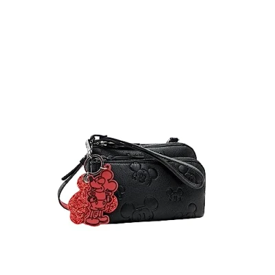 Afbeelding van Desigual BOLS FLOR Yvette Phuket MINI Handtas, Dames, Maat: One Size, Black
