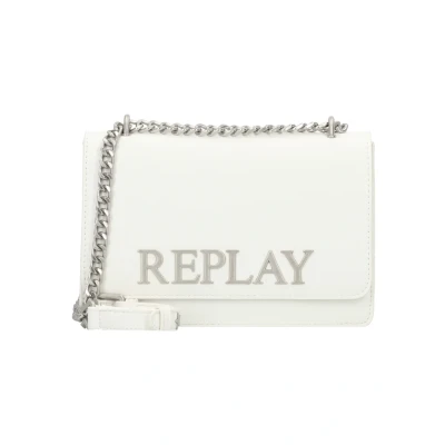Afbeelding van Replay Schoudertas, Dames, Maat: One Size, Optical white