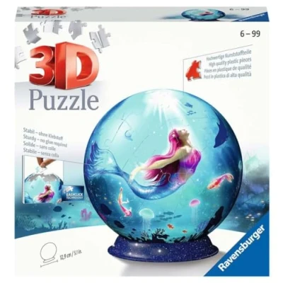Afbeelding van Ravensburger puzzleball Enchanting Mermaids 3D Puzzel 72 stukjes