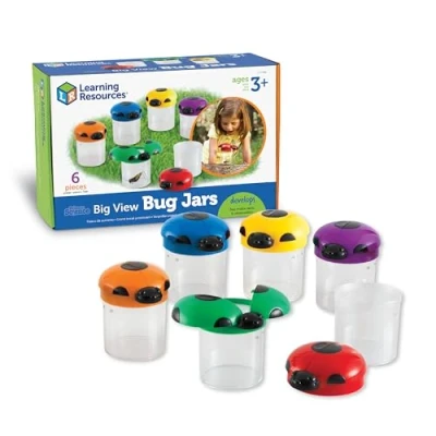 Afbeelding van Reuze loeppotten lieveheersbeestjes, set van 6