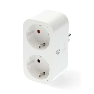 Afbeelding van Nedis SmartLife Slimme Stekker Wi Fi IP21 Energiemeter 3680 W Type F (CEE 7/7) 0 55 C Android / IOS Wit 1 Stuks