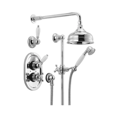 Afbeelding van Huber Croisette Inbouw Thermostatische Doucheset Chroom 1150425529