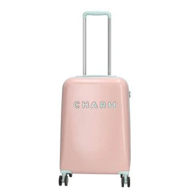 Afbeelding van Charm London Capetown Handbagage Koffer 35 cm 42 Liter TSA Slot Lichtroze