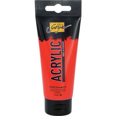Afbeelding van Solo Goya Rode Acrylverf 100ml tube Hoge kwaliteit A merk