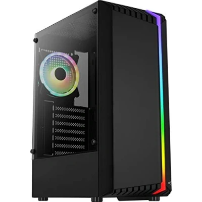Afbeelding van AeroCool Bionic Midi tower PC behuizing Zwart