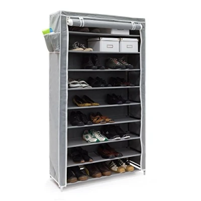 Afbeelding van relaxdays schoenenrek VALENTIN 9 etages stofkast schoenenkast rek
