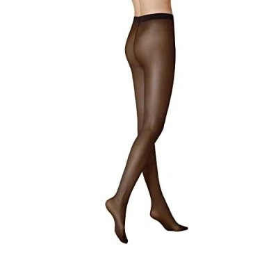 Afbeelding van Kunert dames Satin Look panty in 20 denier de kleur Zwart, maat: 48/50
