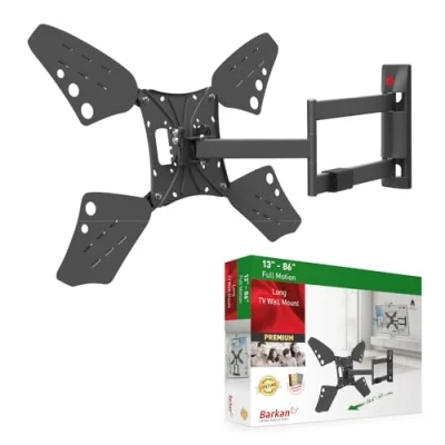 Image de Barkan 3400l vesa et Non jusqu&#039;à 600 x 400 mm Rotation, Pliable, pivotant inclinable Support Mural pour 32177,8 cm/81177 cm Plat/téléviseur incurvé