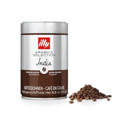Afbeelding van 25% korting met code illy koffiebonen Arabica Selection India 1 stuk 250 g