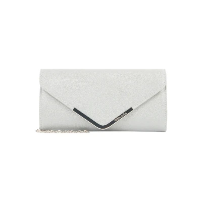 Afbeelding van Tamaris Amalia Clutch, Dames, Maat: One Size, Silver