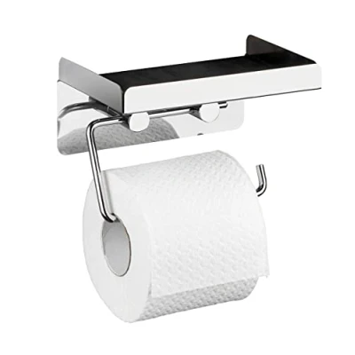 Afbeelding van Wenko Toiletrolhouder 16 X 12,5 11,5 Cm Rvs Zilver