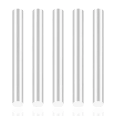 Afbeelding van iMeistek 5 stuks aluminium stangen Ø 8 mm lengte 250 ronde voor doe het zelf modellen
