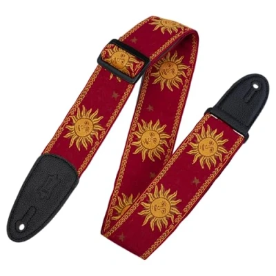 Image de Levy&#039;s Sangle Polyester et Cuir MPJG SUN red