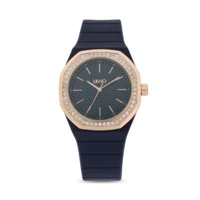 Afbeelding van LIU JO WITH Strap Horloge, Dames, Maat: One Size, Dark blue