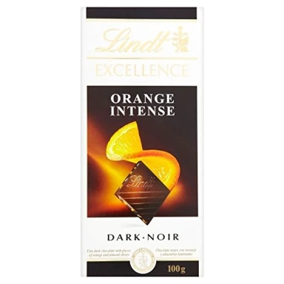 Afbeelding van Lindt Excellence Chocolat Noir Intense Orange (100 g), 2 Stuk