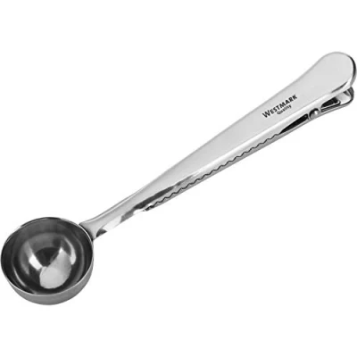 Afbeelding van Koffiemaatje 6 Gr Inox Met Sluitingclips Westmark 1538