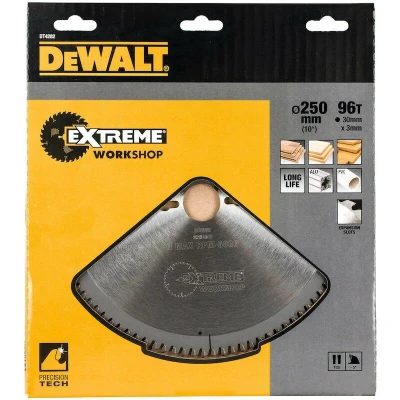Afbeelding van DeWALT Cirkelzaagblad voor Laminaat Extreme Ø 250mm Asgat 30mm 96T DT4282 QZ