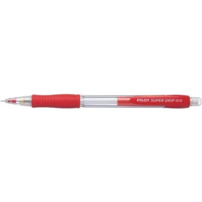 Afbeelding van Vulpotlood Pilot Super Grip Rood 0,5 mm (12 Stuks)