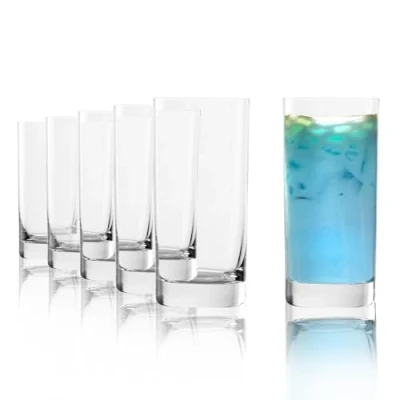 Afbeelding van Stölzle Lausitz Set van 6 waterglazen uit de serie New York Bar, vaatwasmachinebestendig, grote sapglazen, universele glazen loodvrij kristal in premium kwaliteit, 535 ml