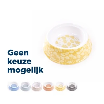 Afbeelding van Martin Voerbak / Drinkbak Hond Melamine Japan Assorti 700 ML