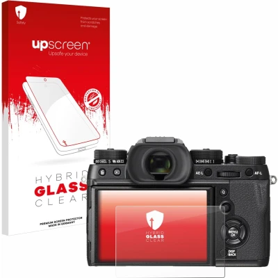 Afbeelding van upscreen Screenprotector voor Fujifilm X T2 Folie Beschermfolie Beschermglas transparant