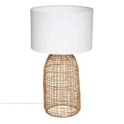 Afbeelding van Atmosphera Tafellamp Karla D32x55cm Beige E27