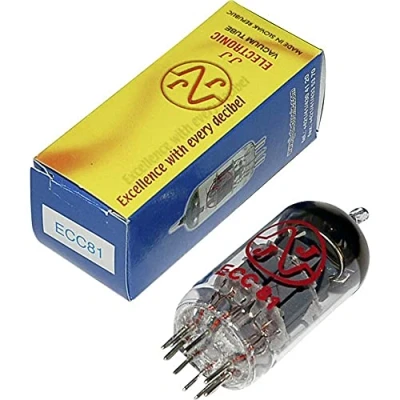 Afbeelding van ECC 81 = 12 AT 7 Elektronenbuis Dubbeltriode 100 V 3 mA Aantal polen: 9 Fitting: Noval 1 stuk(s)
