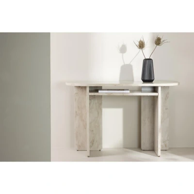 Afbeelding van Carlo sidetable 120 cm marmerlook
